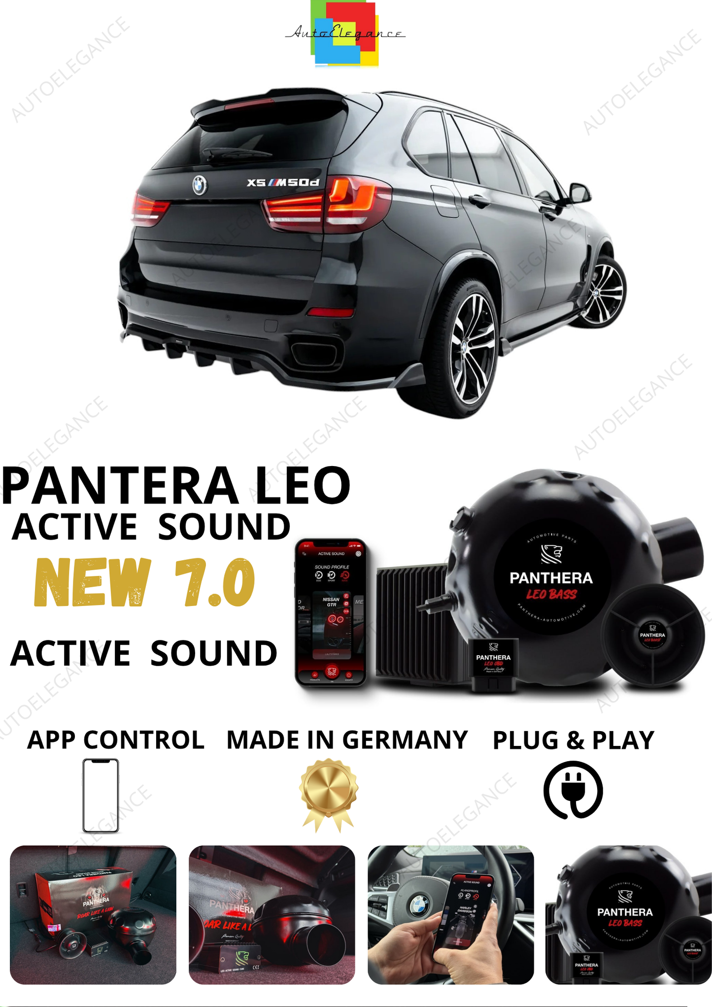 💕 Sound Booster Adatto per BMW X5 M-Pack F15  Active Exhaust Sportivo 💕