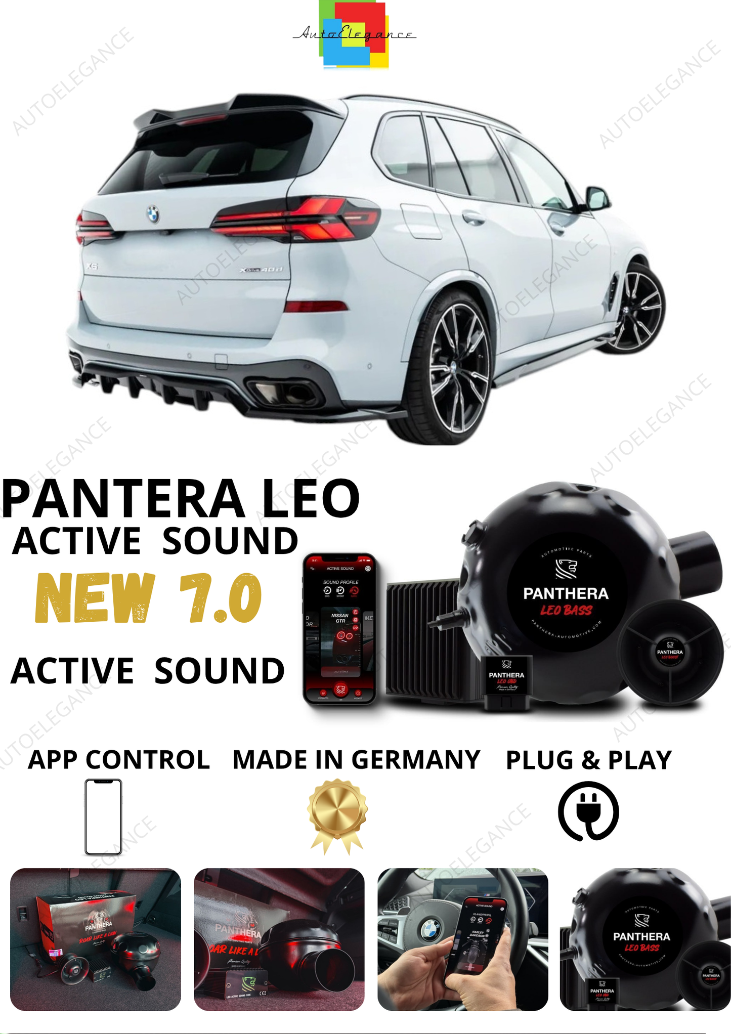 💕 Sound Booster Adatto per BMW X5 G05 M-pack  Active Exhaust Sportivo 💕