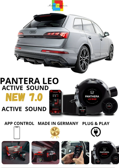 💕 Sound Booster Adatto per Audi Q7 S-Line Mk2 2023+ Active Exhaust Sportivo 💕