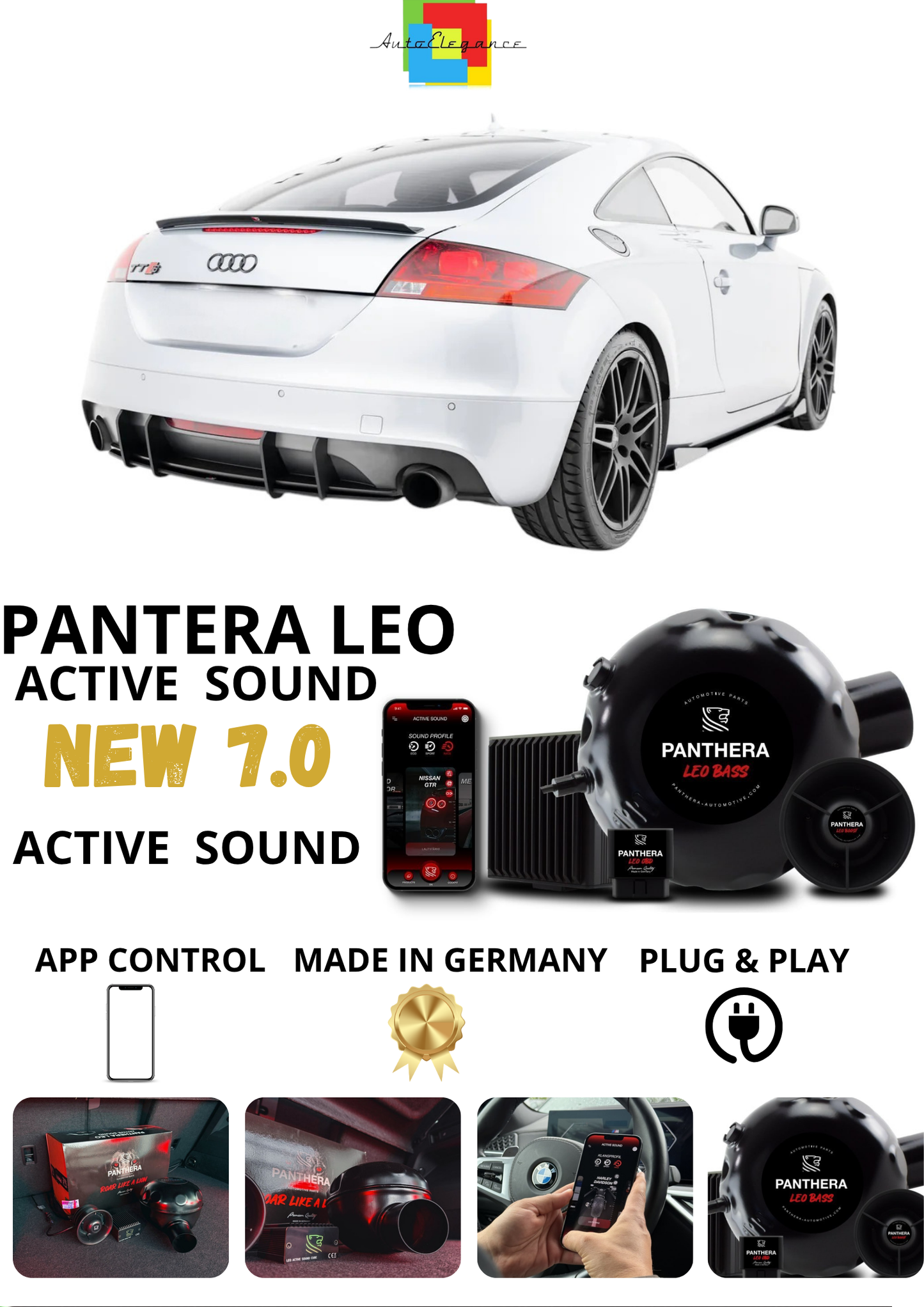 💕 Sound Booster Adatto per Audi TT S-Line 8J   Active Exhaust Sportivo 💕