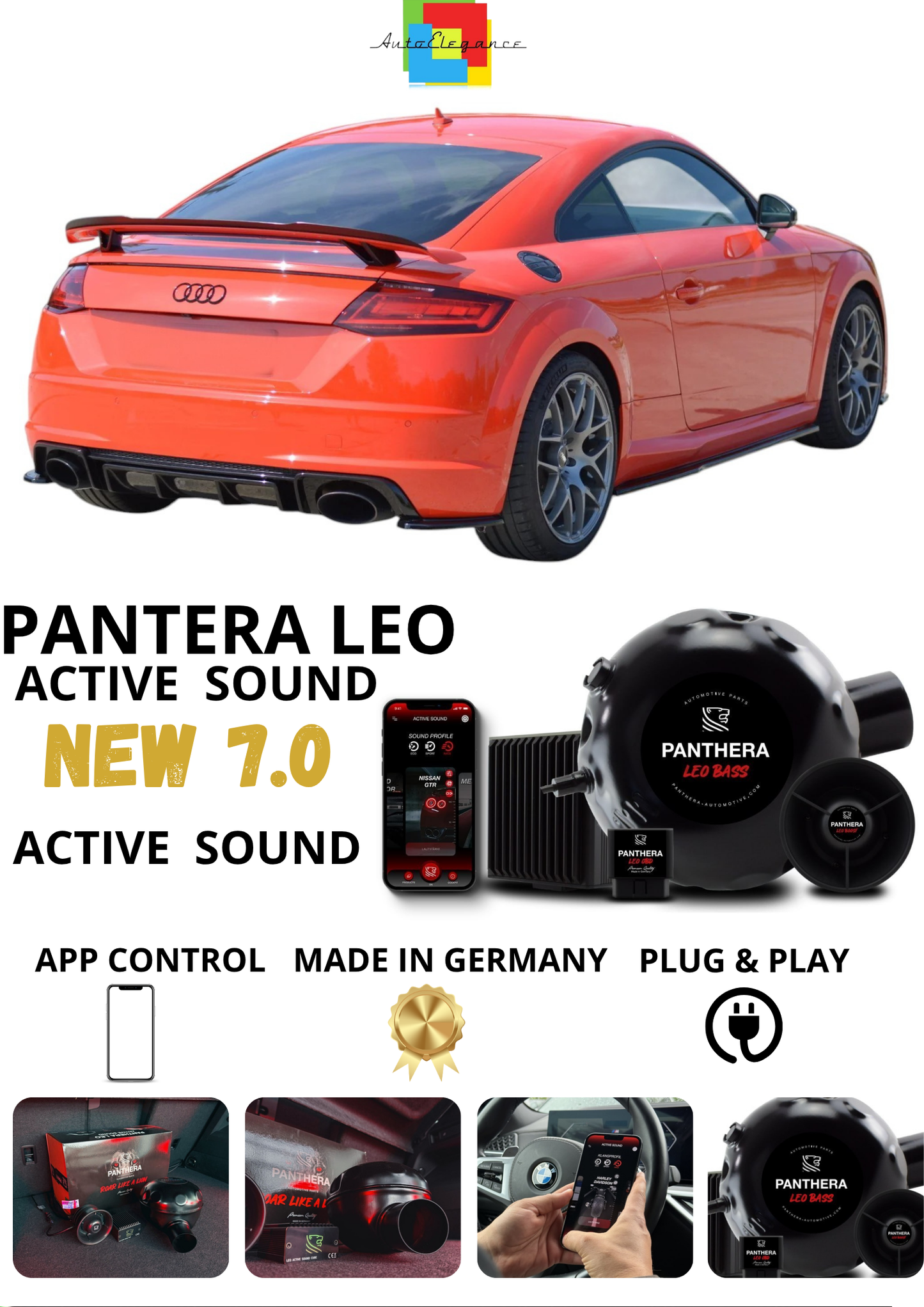 💕 Sound Booster Adatto per Audi TT RS 8S Active Exhaust Sportivo 💕