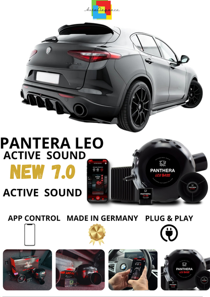 💕 Sound Booster Adatto per  Alfa Romeo Stelvio  Active Exhaust Sportivo 💕