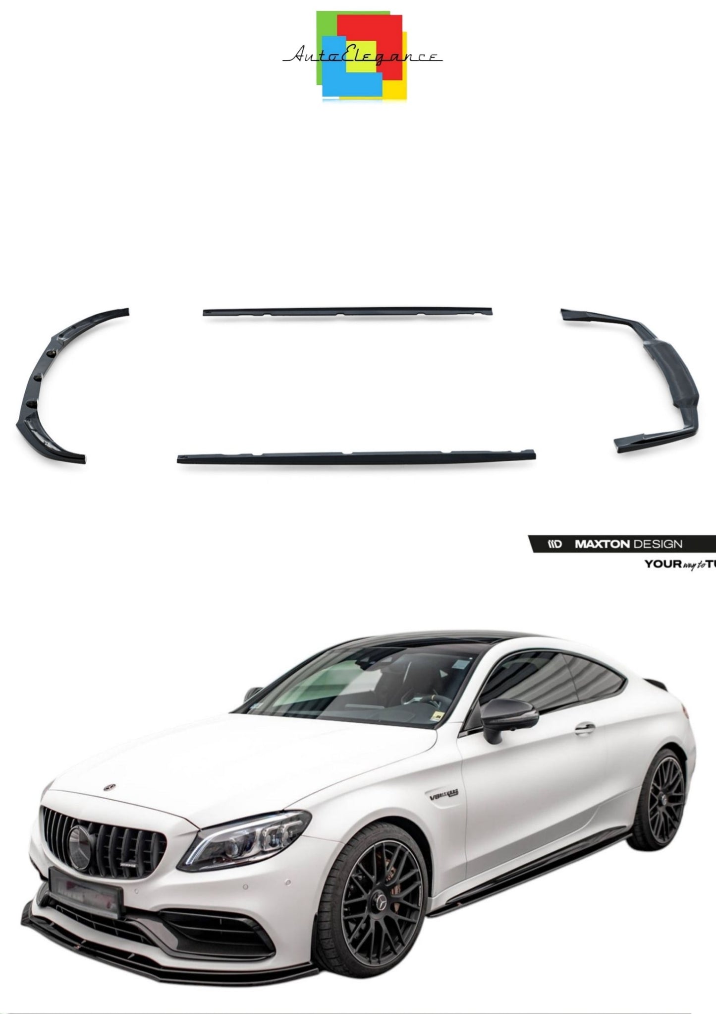 💕Bodykit adatto per  Mercedes-AMG C 63 Coupe AMG Aero Pack C205 Facelift💕
