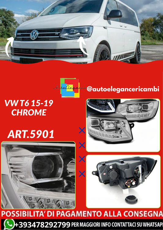 💕ART.5901 FARI ANTERIORI  VW T6 15-19 CHROME💕 (Copia)
