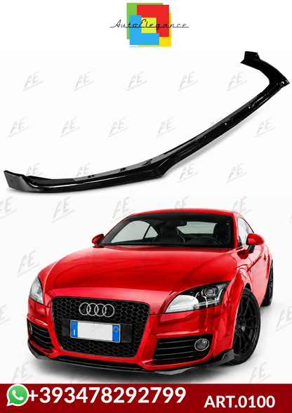 💕ART.0100 Splitter Audi TT solo per standard + sline nero lucido 💕
