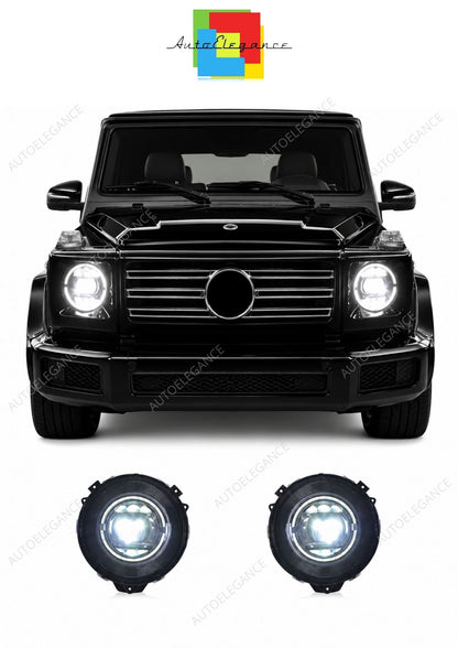 💕 Fari Anteriori Adatto per Mercedes Classe G W463 89-18 AMG G55 Neri 💕