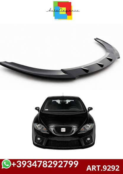 💕ART.9292 Splitter Seat Leon Mk2 2005+ FR nero lucido 💕