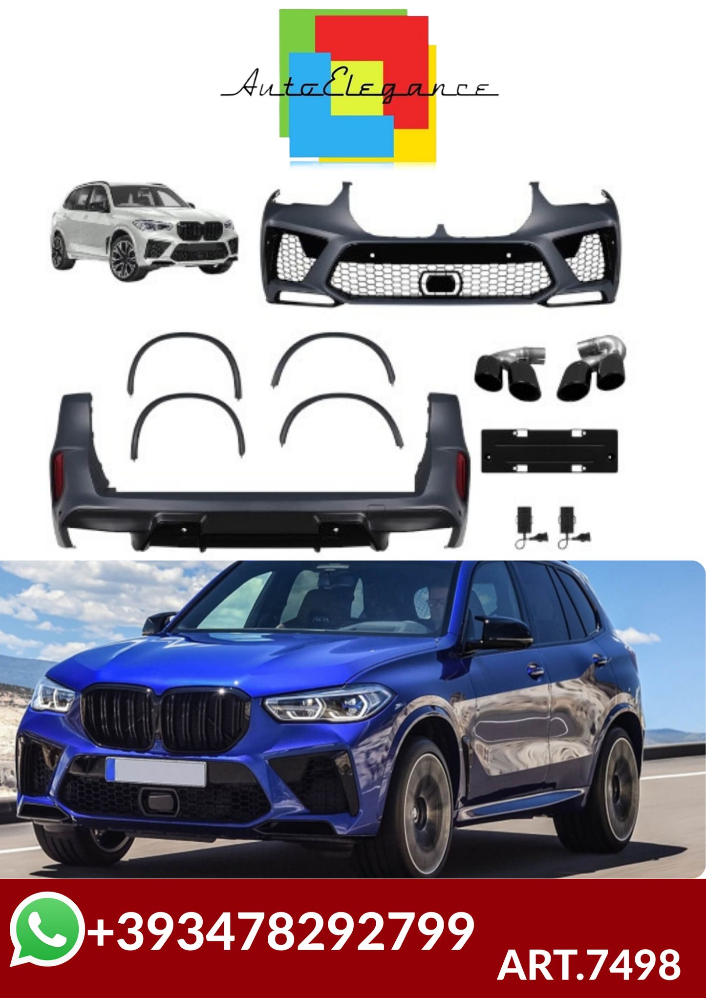 ART.7498  BODYKIT  BMW X5 G05 (2018-2022)