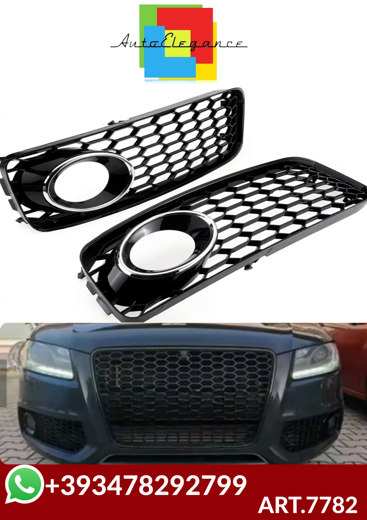 💕AART.7782 GRIGLE FENDINEBBIA  Audi A5 S-Line S5 B8 RS5 2008-2012 💕