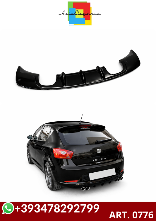 💕ART. 0776 DIFFUSORE SEAT IBIZA 6J 2008-2017 FR NERO LUCIDO 2+2💕