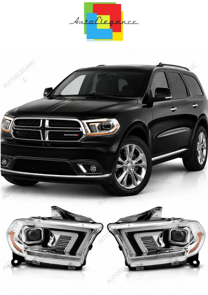 💕 Fari Anteriori Adatto per Dodge Durango 2010-2013 Xenon D1S Cromati 💕