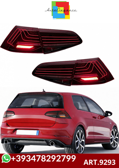 💕ART.9293 FARI POSTERIORI FULL LED  VW Golf 7 & 7.5 Hatchback (2012-2019) 💕