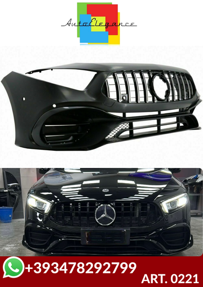 💕ART. 0221 PARAURTI ANTERIORE MERCEDES CLASSE A W177 LOOK AMG A45S💕