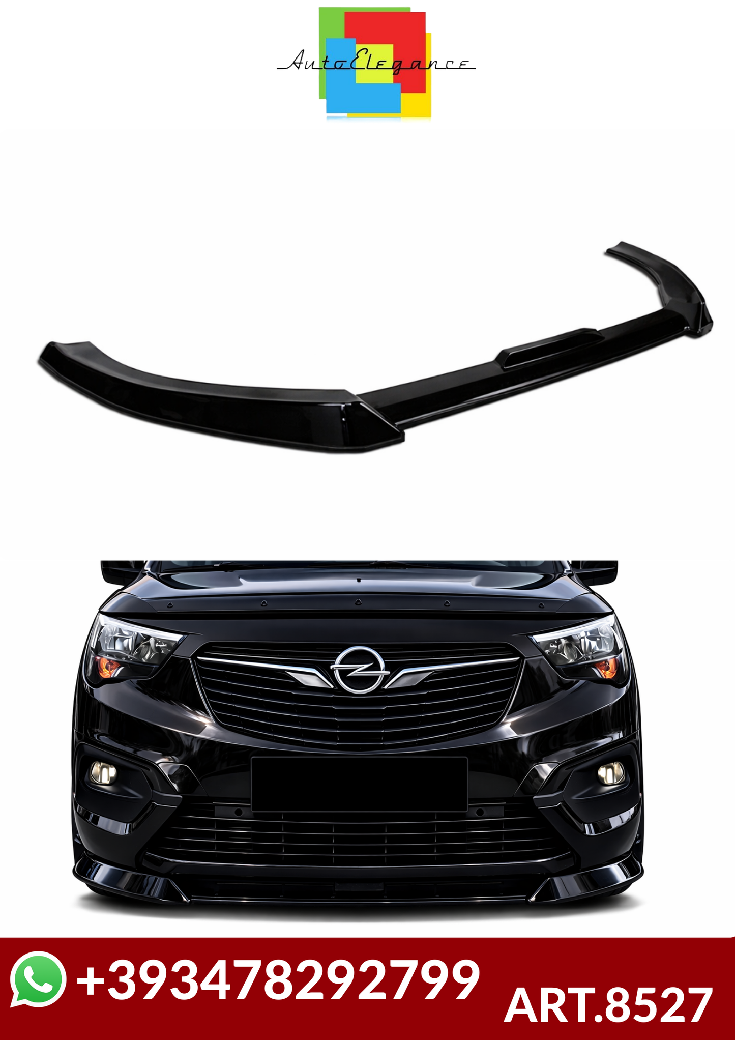 💕ART.8527 SPLITTER  OPEL  CIMBO 2019-up💕
