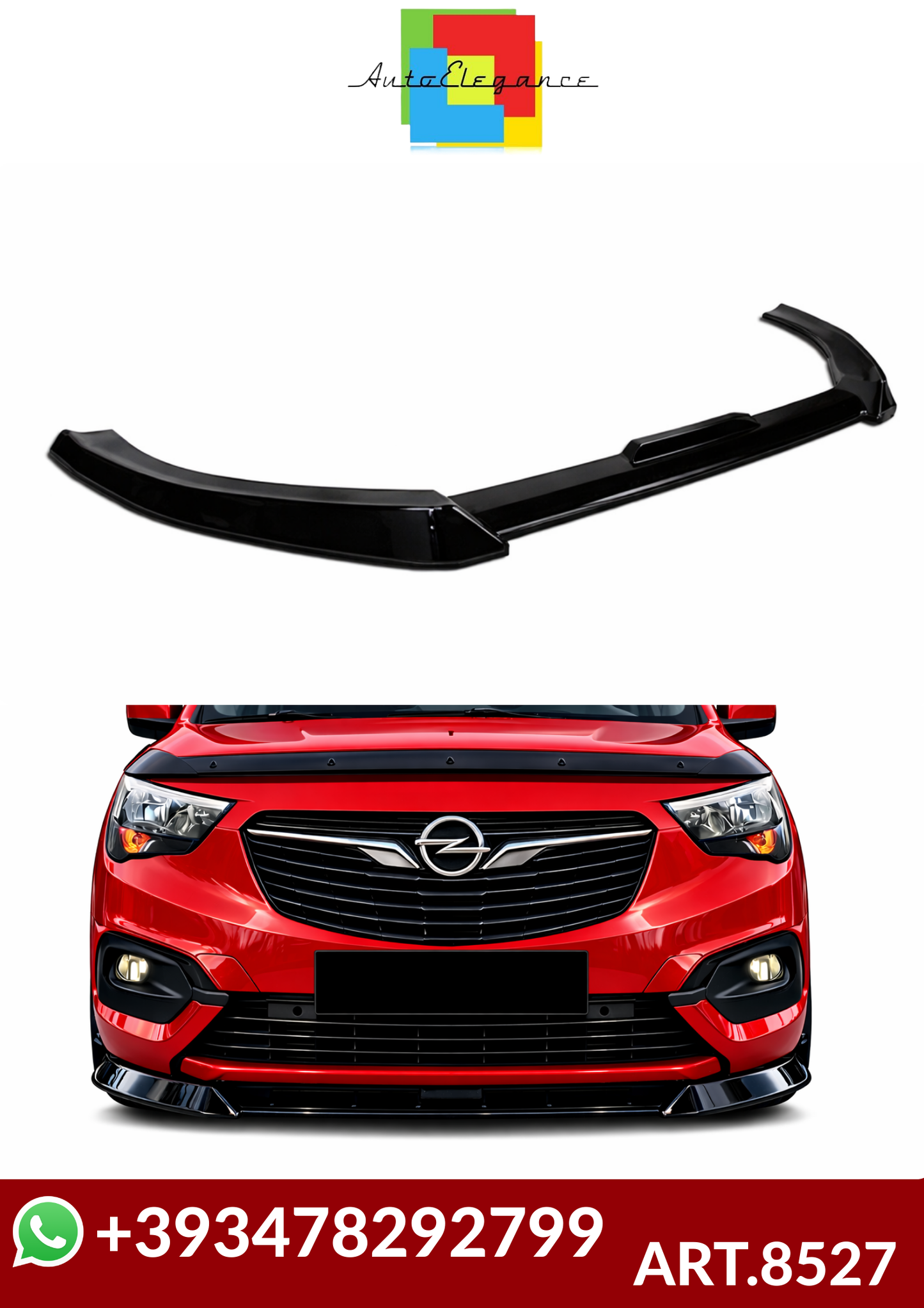💕ART.8527 SPLITTER  OPEL  CIMBO 2019-up💕
