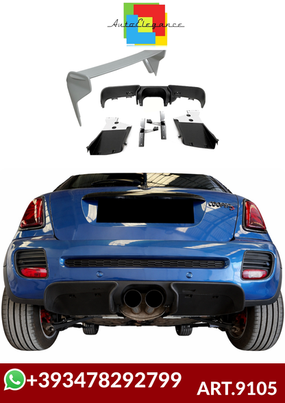 💕ART.9105 SPOILER+DIFFUSORE  Mini Cooper R56 JCW 07-13 Look GP💕