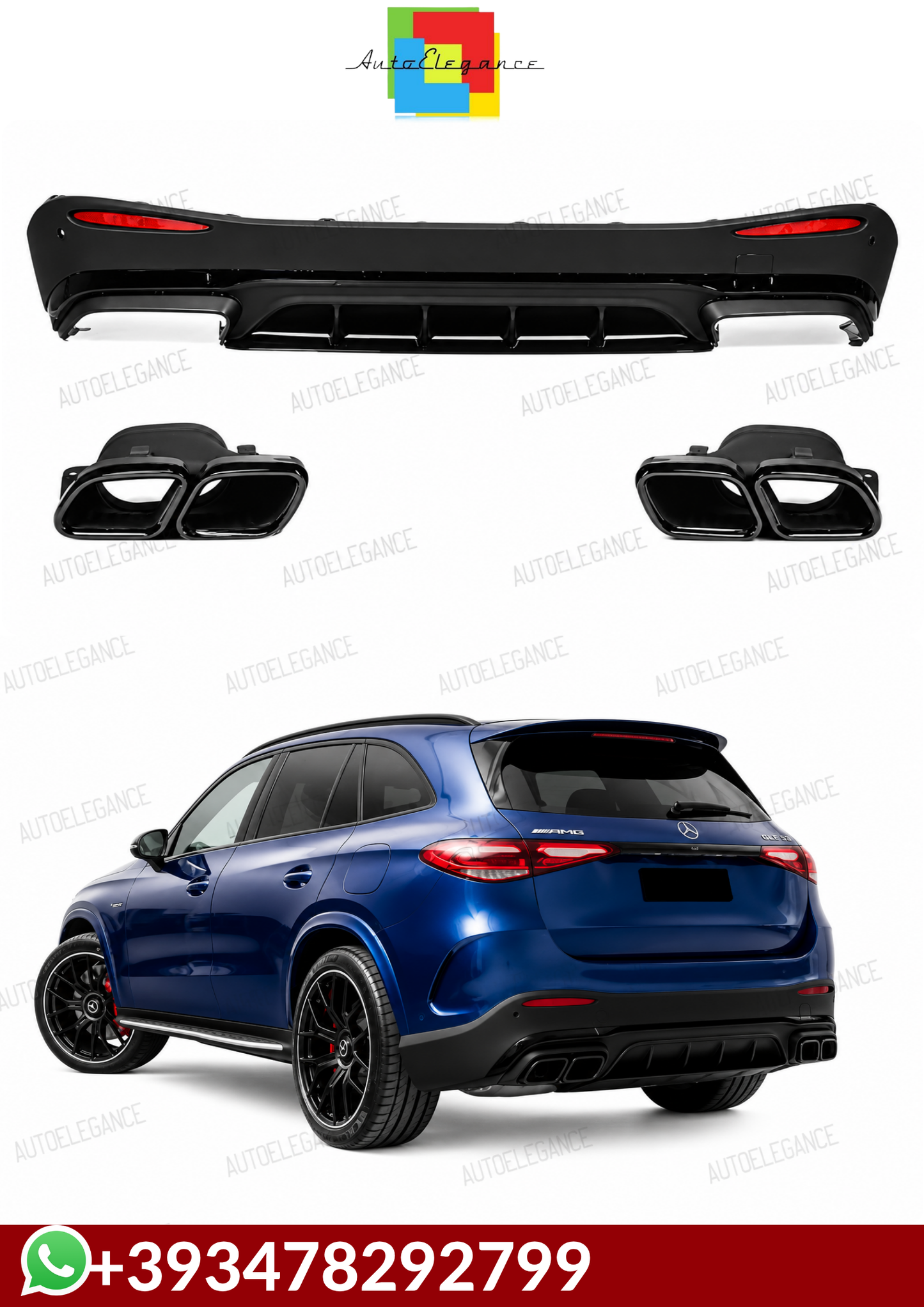 💕DIFFUSORI  MERCEDES GLC X254 AMG 2022+💕