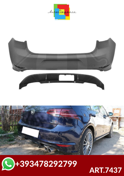 ART.7437  PARAURTI  POSTERIORI VW GOLF VII 12-17 R20-OPTIK