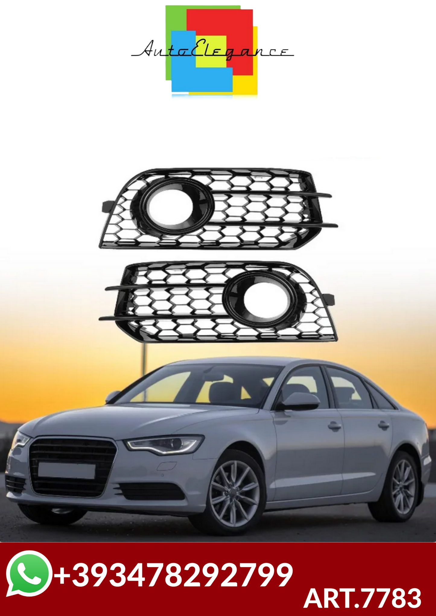 💕ART.7783  GRIGLIE FENDINEBBIA  AUDI A1 2010 -2014 💕 (Copia)