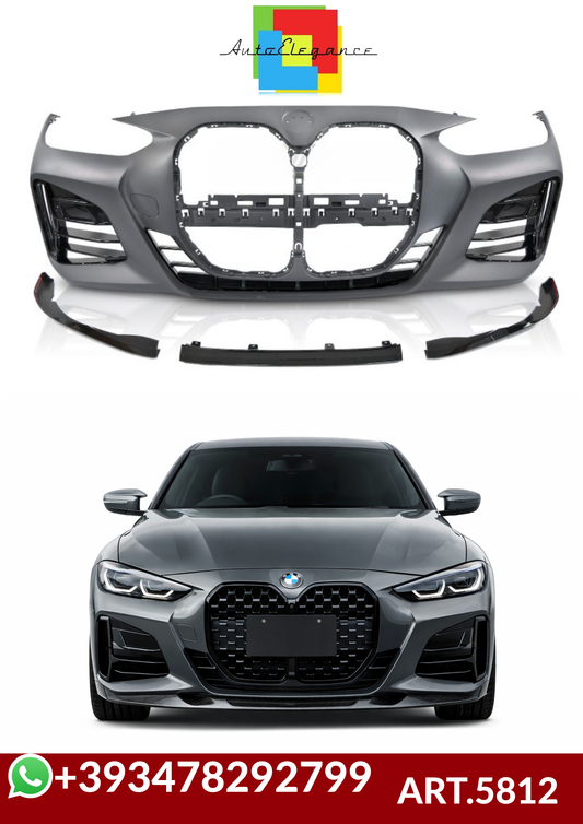 💕ART.5812 PARAURTI ANTERIORE SPORT STYLE BMW 4 G22 G23 2020+💕