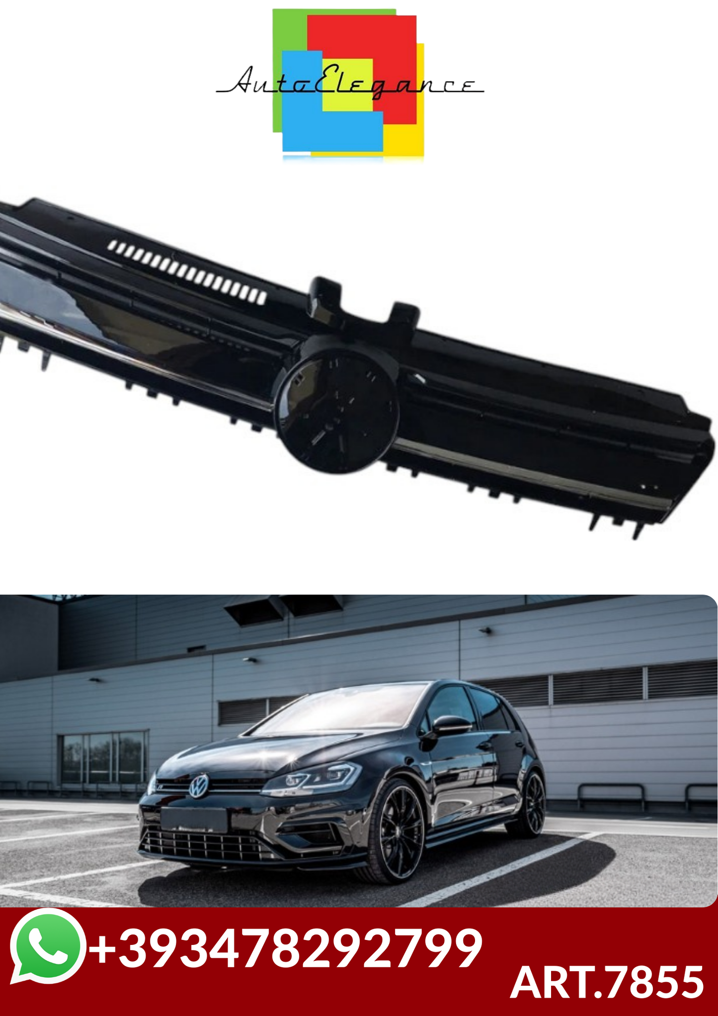 💕ART.7855 GRIGLIA VW Golf MK7 GTI R 2013-2016 💕
