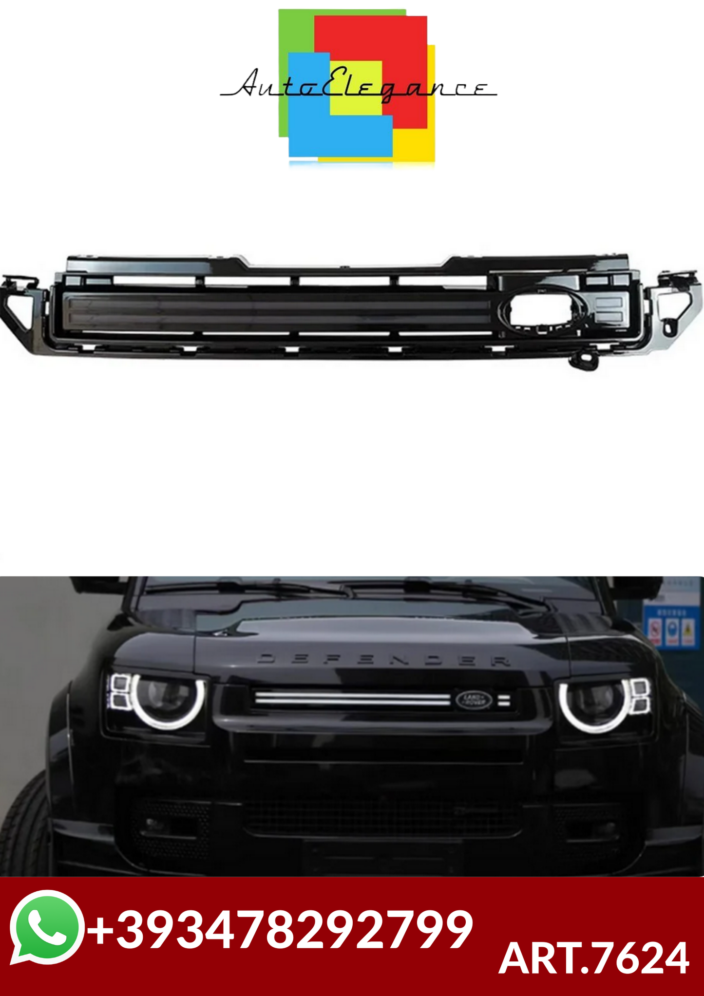 ART.7624  GRIGLIA Land Rover Defender 90 110 130 2020-2025