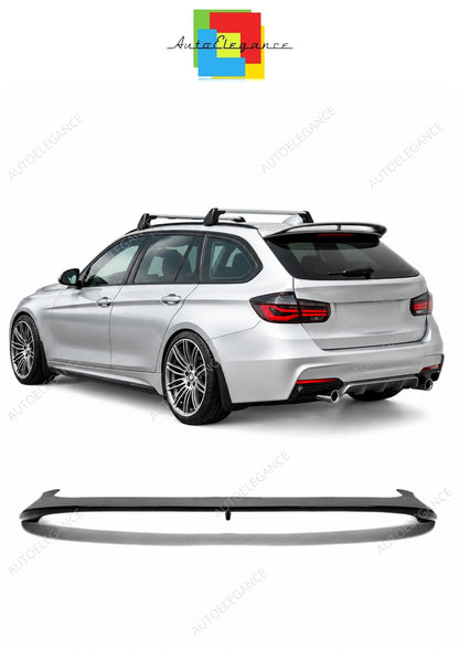💕 Spoiler Tetto Adatto per BMW Serie 3 F31 Touring 11-19 Nero Opaco 💕