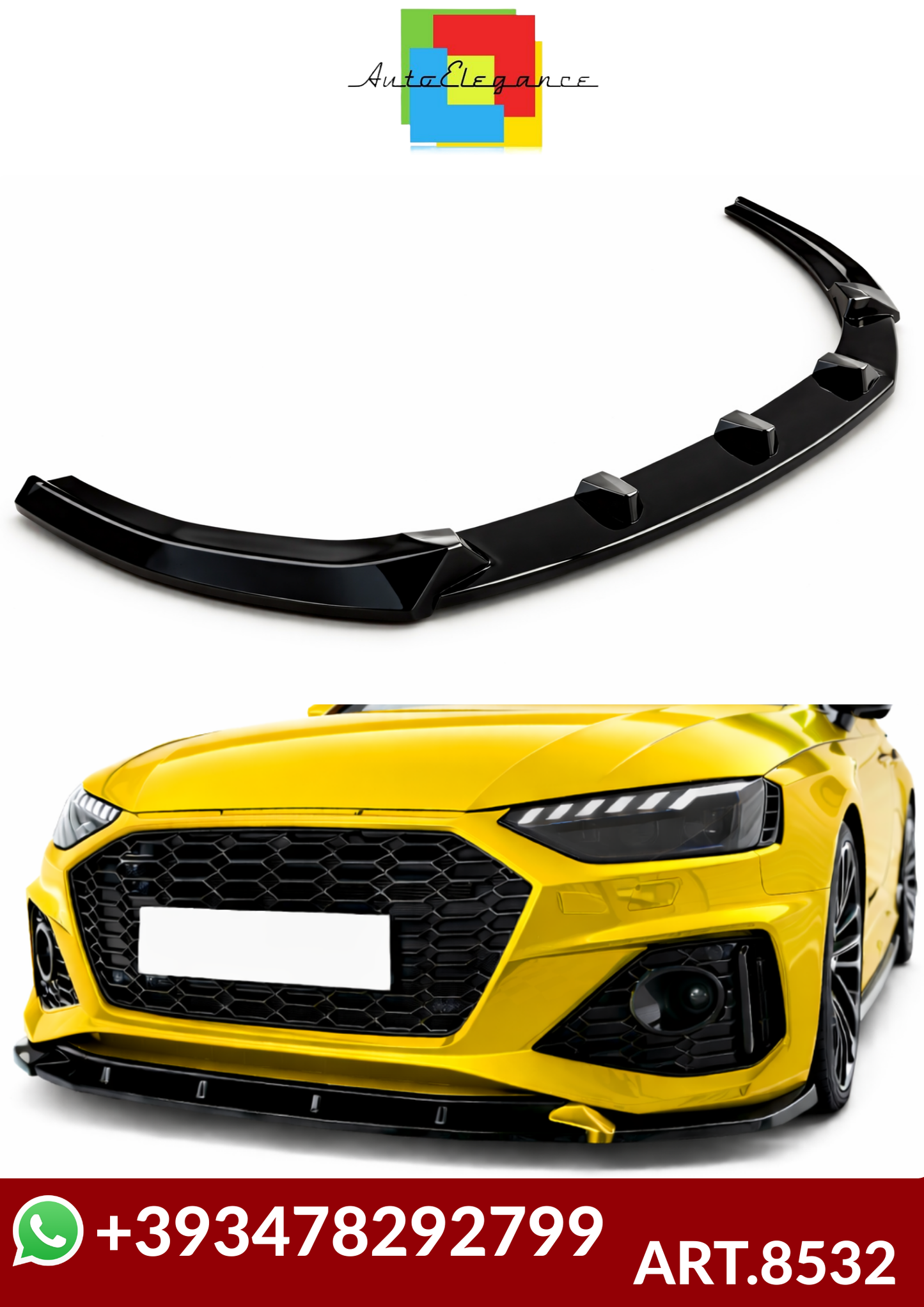 💕ART.8532 SPLITTER AUDI A4 2016-2021💕