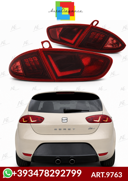 💕ART.9763 FARI POSTERIORI SEAT  LEON 03.09-12 LED ROSE 💕