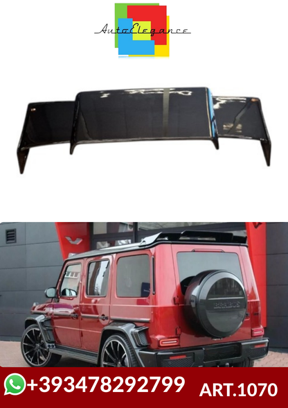 💕ART.1070 SPOILER MERCEDES CLASSE G W463 W464 2018+BRABUS NERO LUCIDO💕