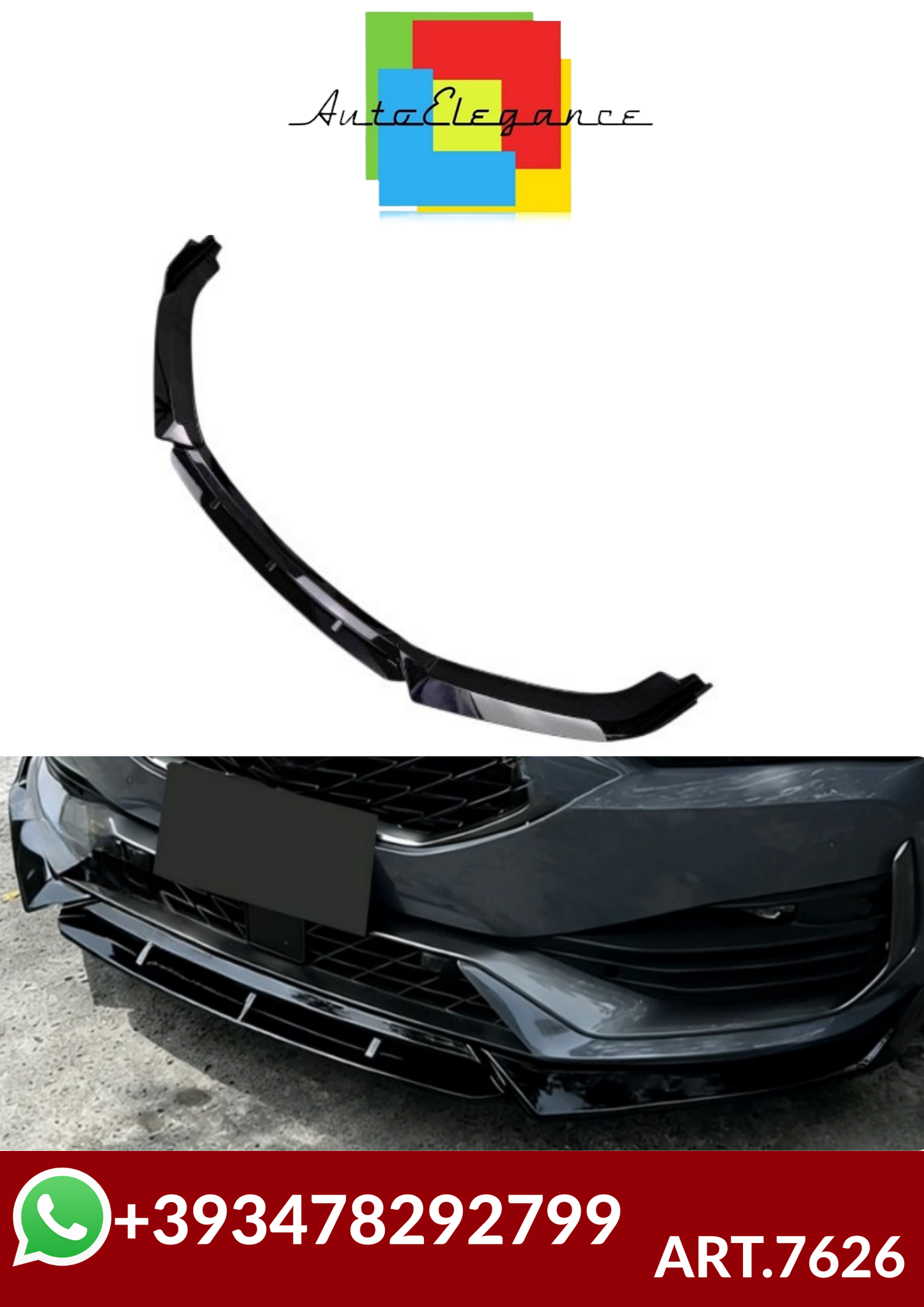 ART.7626 SPLITTER 3PZ CUPRA LEON  2021-2025