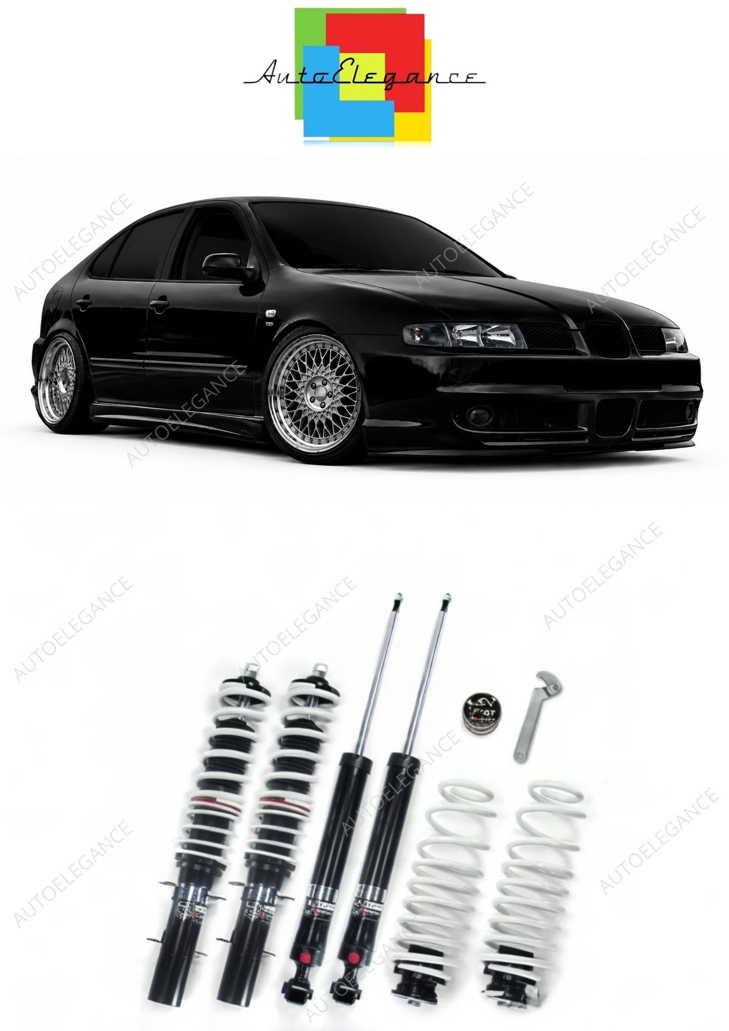 💕 Sospensione Regolabile Adatto per Seat Toledo 1M 99-04 NJT Extrem Assetto 💕