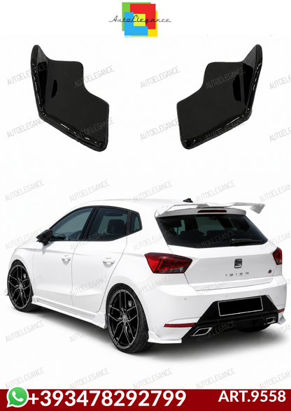 💕ART.9558 FLAP POSTERIORI SEAT IBIZA Mk5 2017  NERO LUCIDO💕