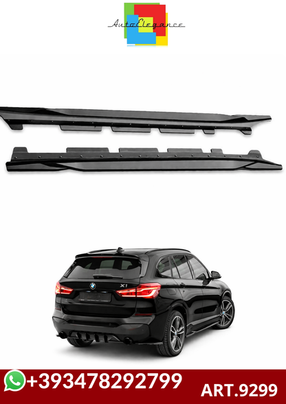 💕ART.9299  SOTTO  MINIGONNE  BMW X1 F48 2016+NERO  LUCIDO  💕