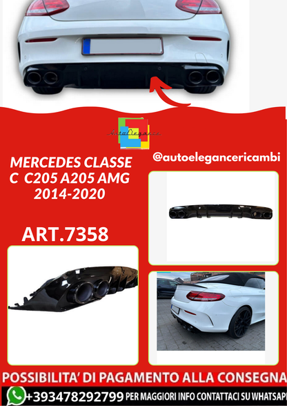 ART.7358 DIFFUSORI MERCEDES CLASSE  C  C205 A205 AMG 2014-2020
