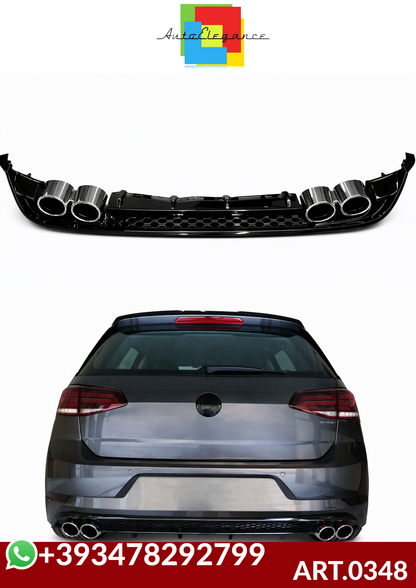 💕ART.0348 DIFFUSORE VW GOLF 7.5 2+2 NERO LUCIDO💕