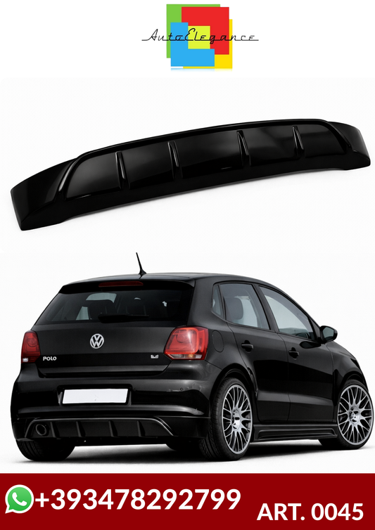 💕ART. 0045 DIFFUSORE VW  POLO 6R 2009-2014 NERO LUCIDO💕