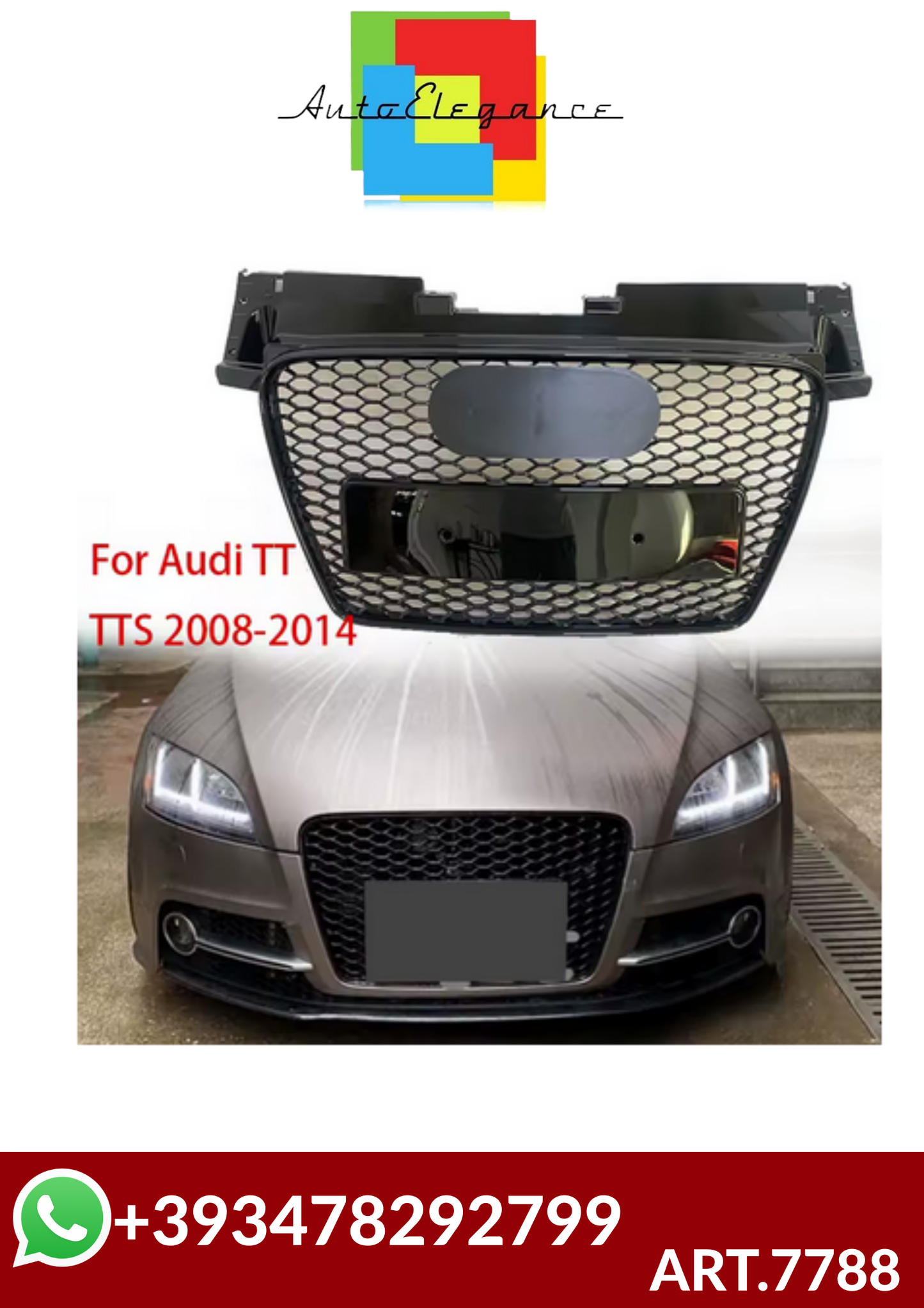 💕ART.7788  GRIGLIA  Audi TT TTS Mk2 TTRS 2008-2014 💕