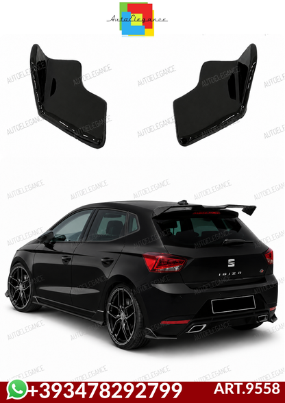 💕ART.9558 FLAP POSTERIORI SEAT IBIZA Mk5 2017  NERO LUCIDO💕