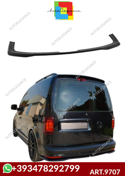 💕ART.9707 SPLITTER POSTERIORI Volkswagen Caddy Mk4 NERO LUCIDO 💕
