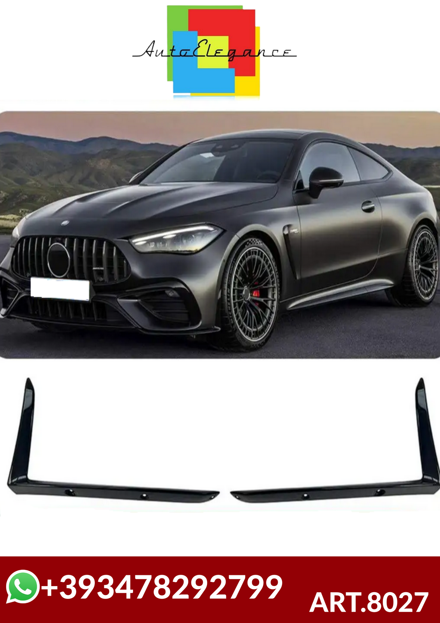 💕ART.8027 SPLITTER Mercedes 2024+ CLE236 💕
