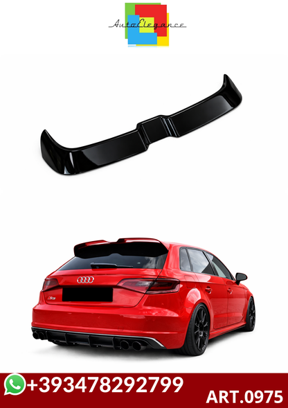 💕ART.0975 Spoiler Audi A3 8v 12-20 nero lucido look OETTINGER💕