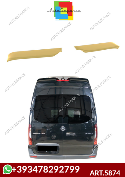 💕ART.5874 Spoiler per Tetto Mercedes Sprinter H2 Mk2 /Mk3/Volkswagen Crafter 💕