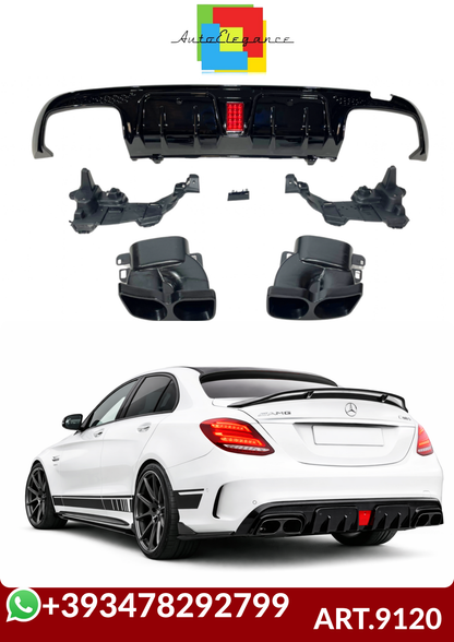 💕ART.9120 DIFFUSOR Mercedes classe C  W205 2019+ 4P / SW Look BRS💕
