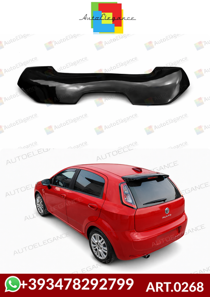 💕ART.0268 SPOILER FIAT PUNTO EVO 2009-2018 NERO LUCIDO 💕