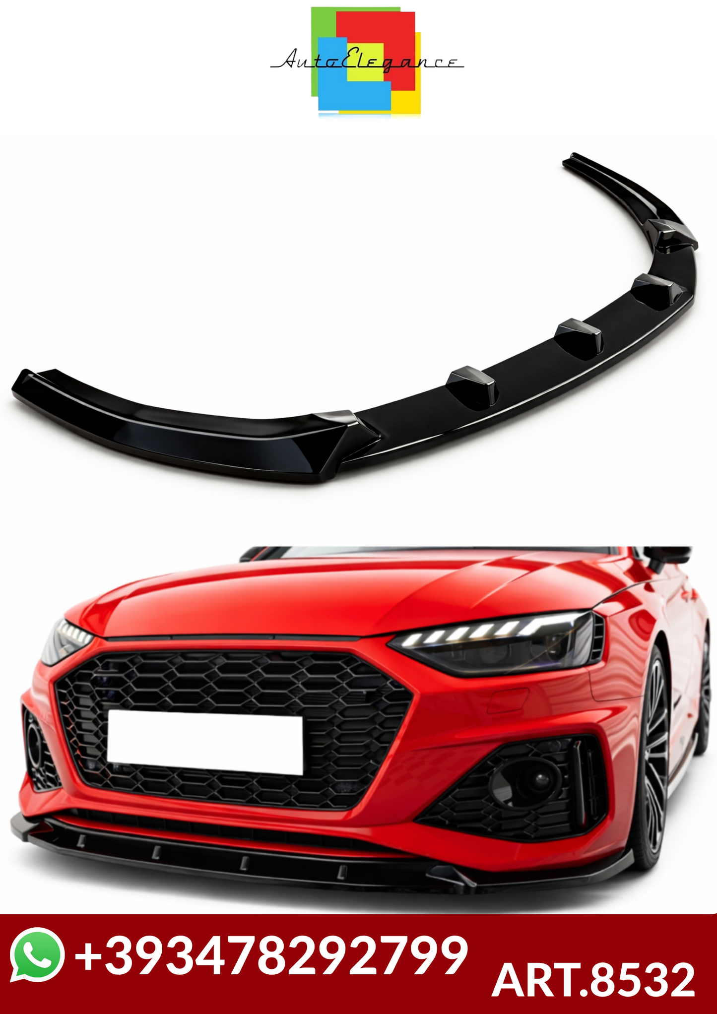 💕ART.8532 SPLITTER AUDI A4 2016-2021💕