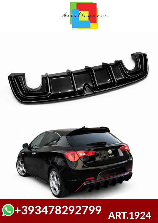 💕ART.1924 DIFFUSORE ALFA ROEMO GIULIETTA 2010-2020 NERO LUCIDO 💕