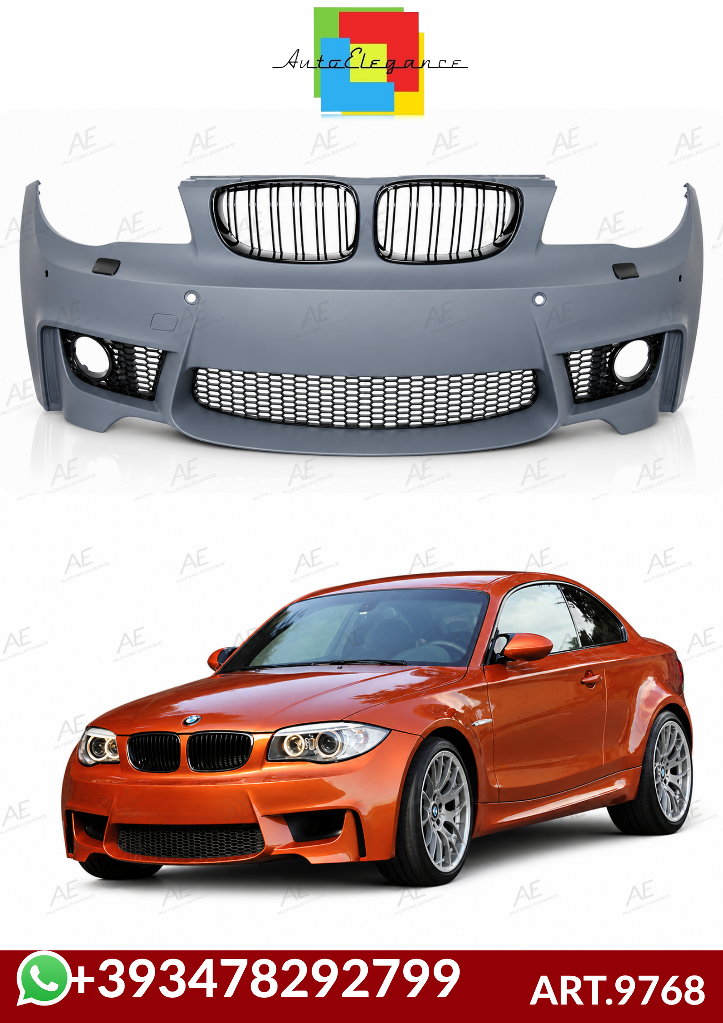 ART.9768 PARAURTI ANTERIORI BMW 1 E81/E82/ E87 / E88 07-11