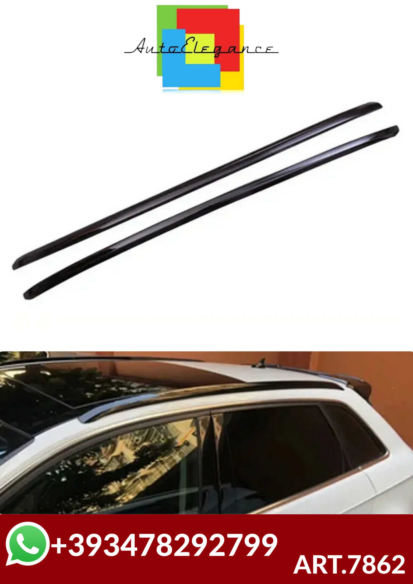💕ART.7862   BARRE SUL TETTO MANCORRENTI  AUDIA3 8V S3 RS3 2012-2019 💕