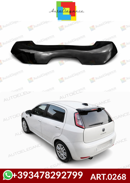 💕ART.0268 SPOILER FIAT PUNTO EVO 2009-2018 NERO LUCIDO 💕